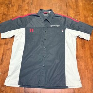 Troy Lee Designs Button Shirt Mens XXL Honda Racing Pit Crew Mechanic Motocross
